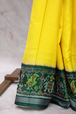 Yellow Rajkot Patola Silk Saree - SRYRPSS266