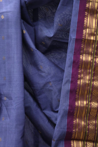 Violet Gadwal Cotton Silk Saree - SRVGCSS28