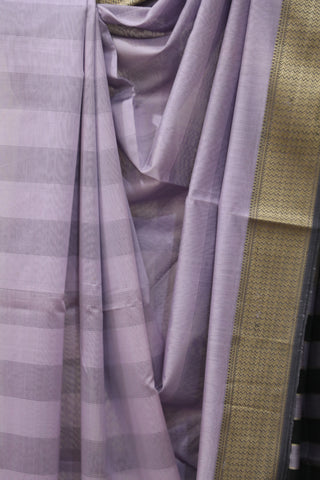 Lavender Cotton Silk Maheshwari Saree - SRLCSMS319