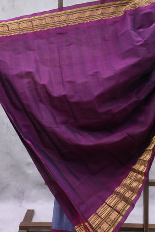 Violet Gadwal Cotton Silk Saree - SRVGCSS28