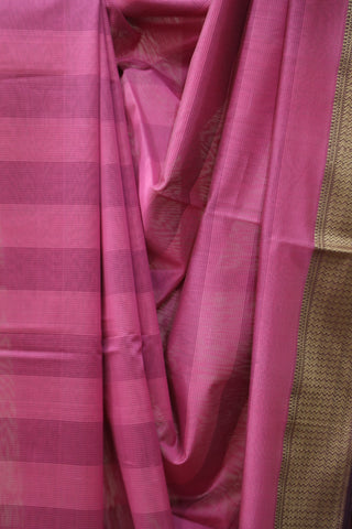 Pink Cotton Silk Maheshwari Saree - SRPCSMS318