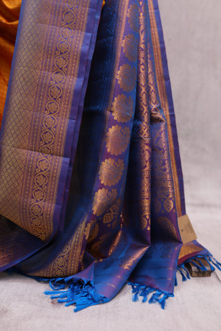 Yellow Gadwal Silk Saree - SRYGSS262