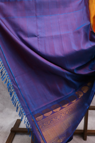 Yellow Gadwal Silk Saree - SRYGSS262