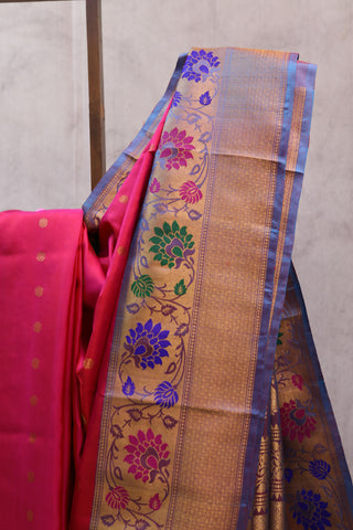 Rani Pink Gadwal  Silk Saree - SRRPGSS316