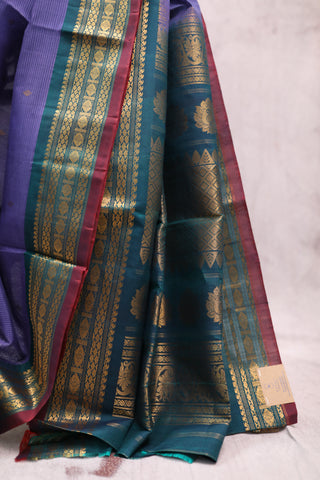 Violet Gadwal Cotton Silk Saree - SRVGCSS150