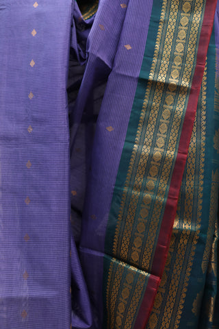 Violet Gadwal Cotton Silk Saree - SRVGCSS150