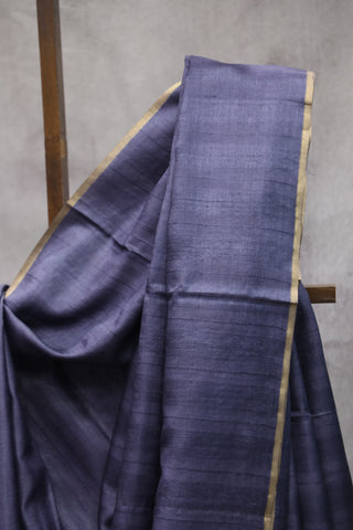 Violet Tussar Silk Saree - SRGKTSS116EX