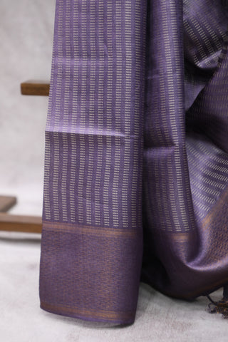 Violet  Tussar Silk Saree - SRVGTSS97EX