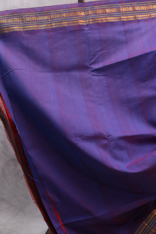 Blue Gadwal Cotton Silk Saree - SRBGCSS160