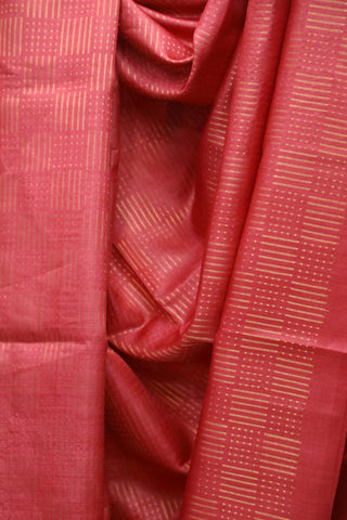 Pink Tussar Silk Saree - SRPTSS80EX