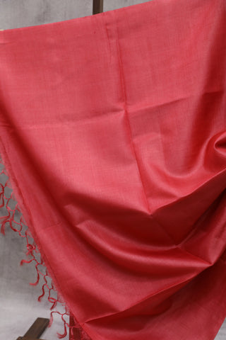 Pink Tussar Silk Saree - SRPTSS80EX