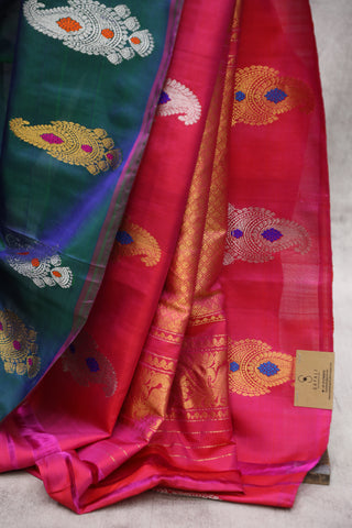 Peacock Gadwal Silk Saree - SRPGSS290