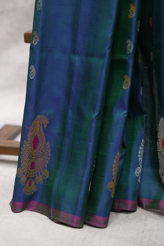 Peacock Gadwal Silk Saree - SRPGSS290