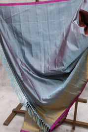 Brown Gadwal Silk Saree - SRBGSS289