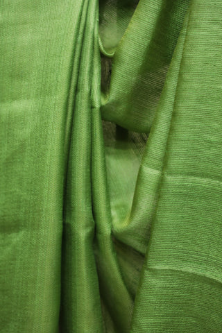 Parrot Green Tissue Tussar Silk Saree-SRPGTTSS168