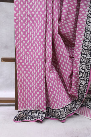 Pink HBP Cotton Saree - SRPCS1882