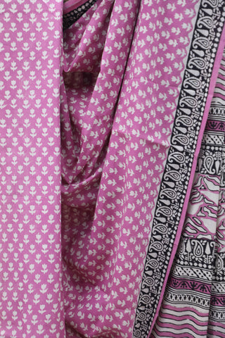 Pink HBP Cotton Saree - SRPCS1883