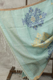 Light Green Linen Jamdani Saree -SRLGLJS21EX