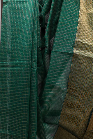 Green Silk Maheshwari Saree -SRGSMS169