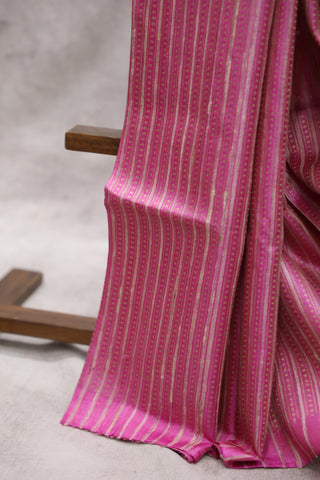 Pink Tussar Silk Saree - SRGKTSS120EX