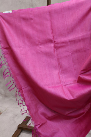 Pink Tussar Silk Saree - SRGKTSS120EX