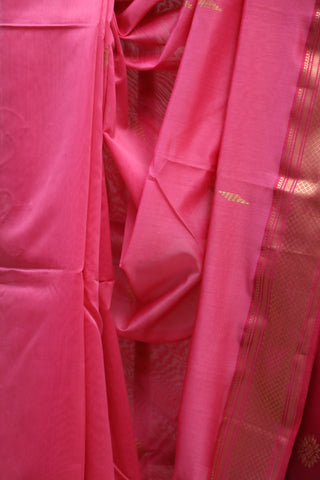 Pink Maheshwari Tissue Silk Saree - SRPMTSS236