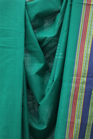 Green Cotton Ilkal Saree -SRGCIS429