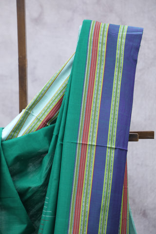 Green Cotton Ilkal Saree -SRGCIS429