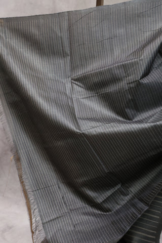 Dark Grey  Tussar Silk Saree - SRDGTSS889