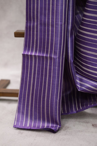 Lavender Tissue Tussar Silk Saree - SRLTTSS186