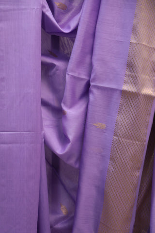 Lilac Maheshwari Tissue Silk Saree - SRLMTSS234