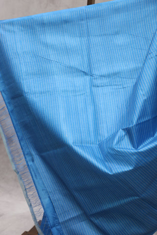 Blue Tussar Silk Saree - SRBTSS890