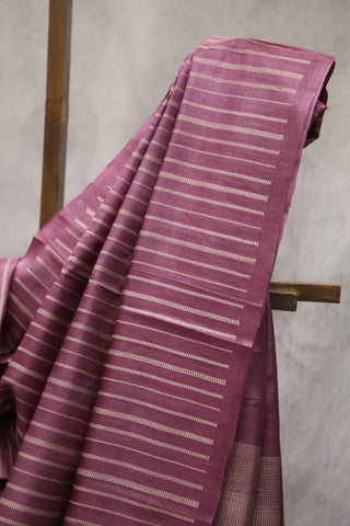 Pink Tussar Silk Saree - SRPTSS894