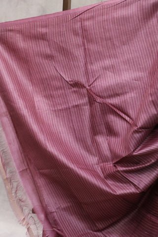 Pink Tissue Tussar Silk Saree - SRPTTSS190