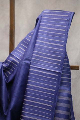 Purple Tussar Silk Saree - SRPTSS893