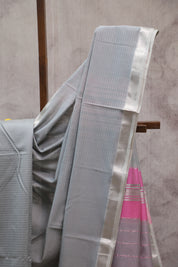 Grey Maheshwari Saree - SRGMS241