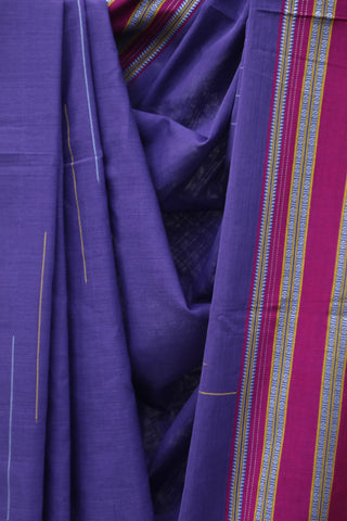 Light Purple Ilkal Saree with Gayateri Bordar -SRLPCIS416