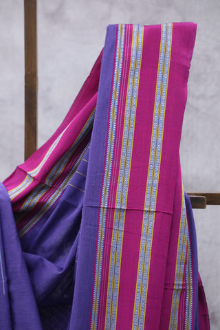 Light Purple Ilkal Saree with Gayateri Bordar -SRLPCIS416