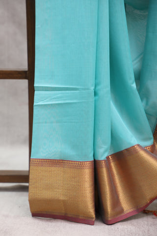 Aqua Silk Maheshwari Saree -SRASMS191