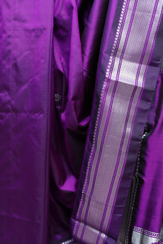 Purple Silk Paithani Saree - SRPSPS306