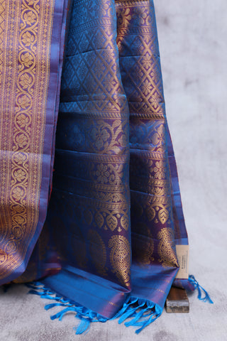 Mustard Gadwal Silk Saree - SRMGSS344