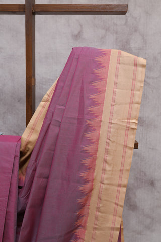 Two Tone Mauve  Kanchi Cotton Saree-SRTTMKCS153