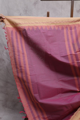 Two Tone Mauve  Kanchi Cotton Saree-SRTTMKCS153