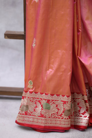 Pink Banarasi Silk Saree - SRPBSS553