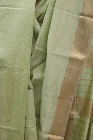 Pastel Green Silk Maheshwari Saree -SRPGSMS151