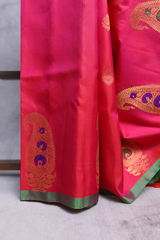 Rani Pink Gadwal Silk Saree - SRRPGSS279