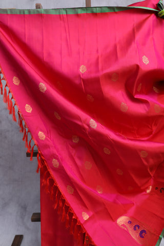 Rani Pink Gadwal Silk Saree - SRRPGSS279