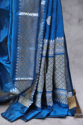 Teal Banarasi Silk Saree - SRRBSS574