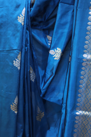 Teal Banarasi Silk Saree - SRRBSS574