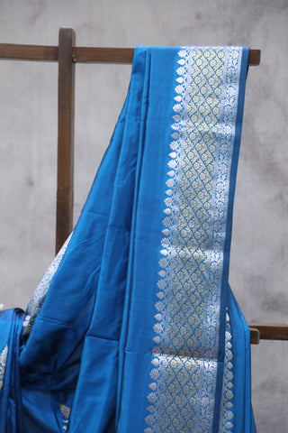 Teal Banarasi Silk Saree - SRRBSS574